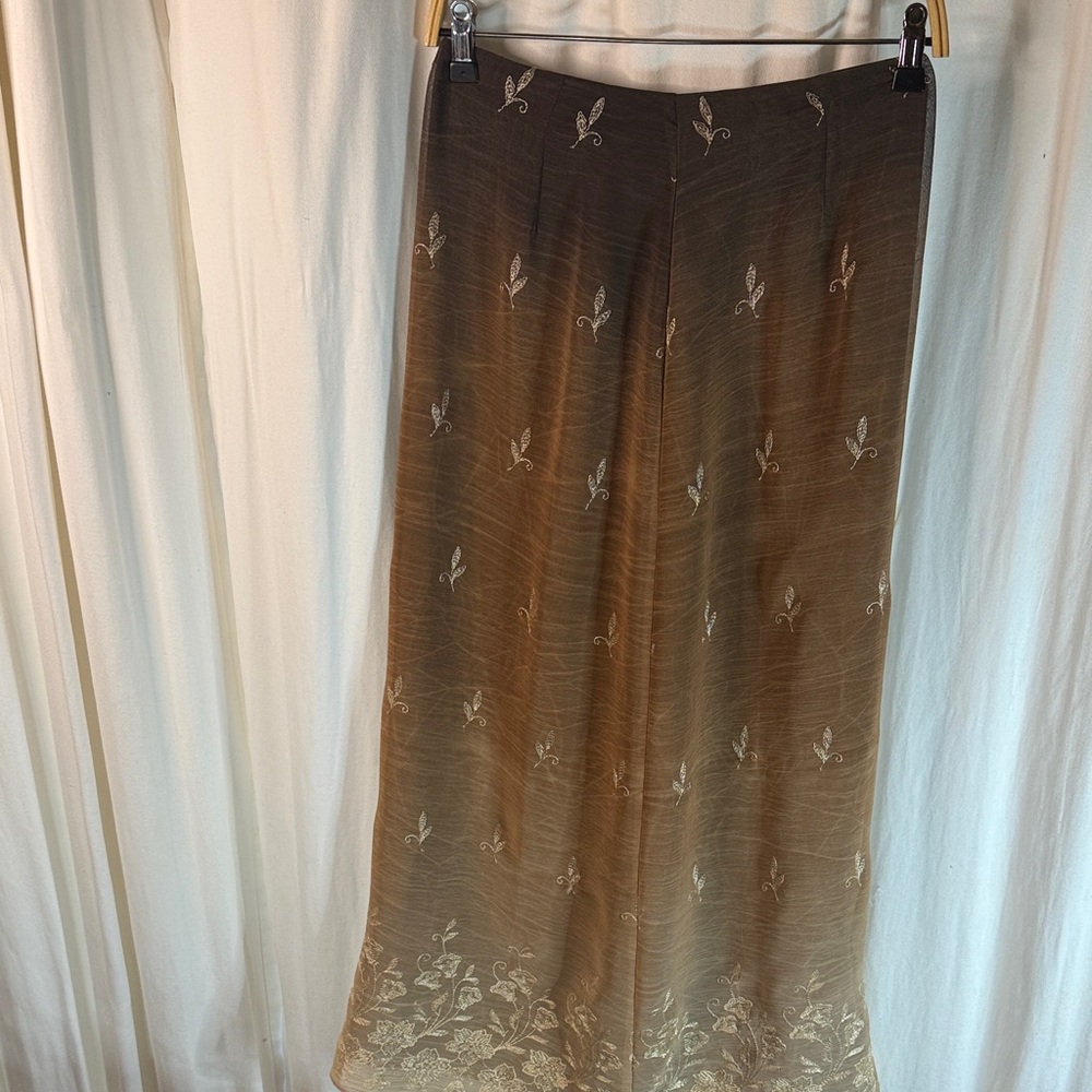 ABS Studio Elegant Brown/Tan Ombré Skirt
